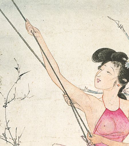 扬中-胡也佛的仕女画和最知名的金瓶梅秘戏图